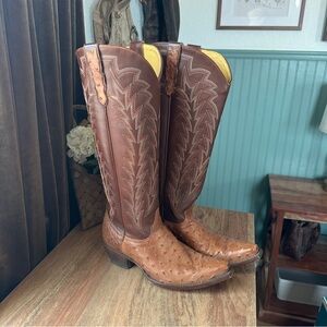 JRC and Sons Ostrich Boots